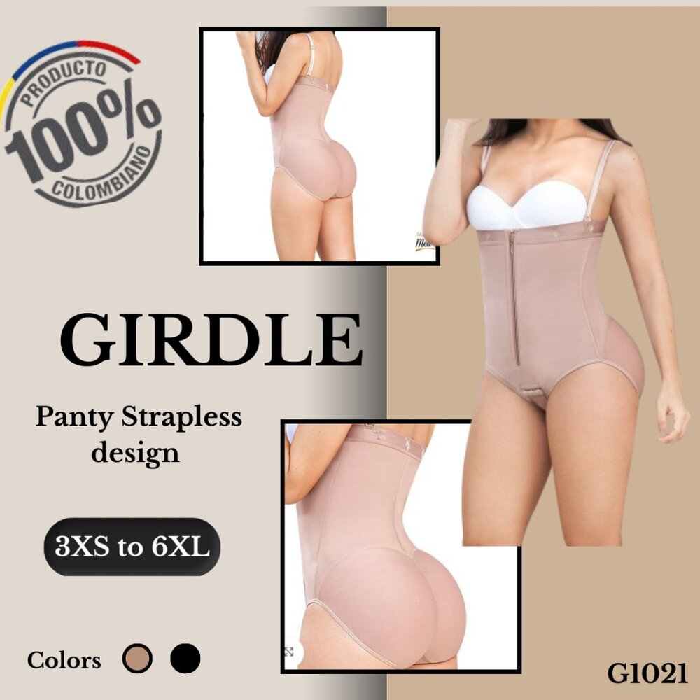 Colombian Girdles Panty Strapless design